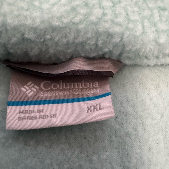 Columbia Women’s XXL Blue Fleece Jacket - Picture 2 of 3